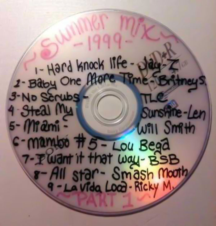 Burnt CD